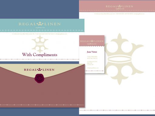 Regal linen logo design