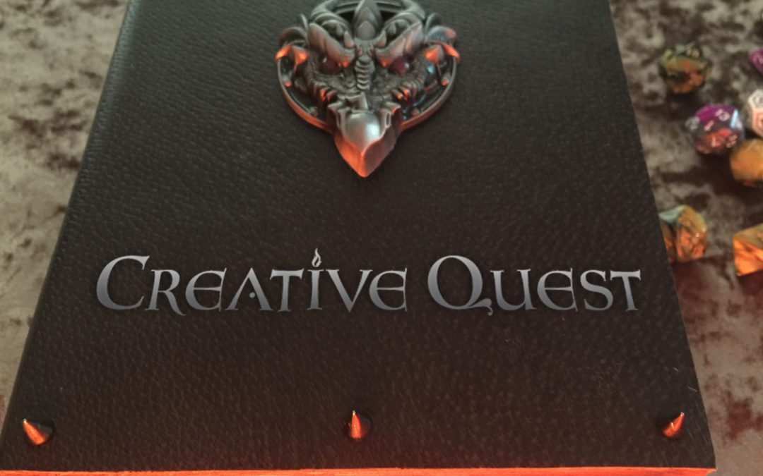 Creative Quest website design and logo