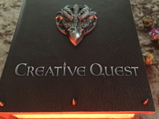 Creative Quest website design and logo